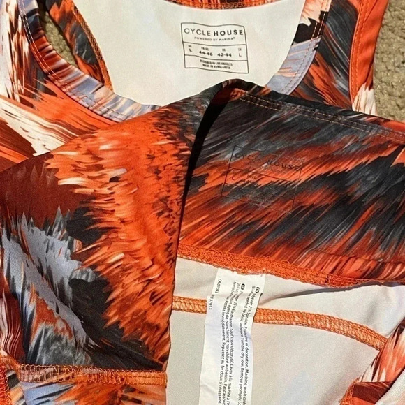 Marika Cycle House tank and short set, size L - Picture 8 of 8